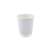 White Ripple Paper Cups - hotpackwebstore.com - Ripple Paper Cups